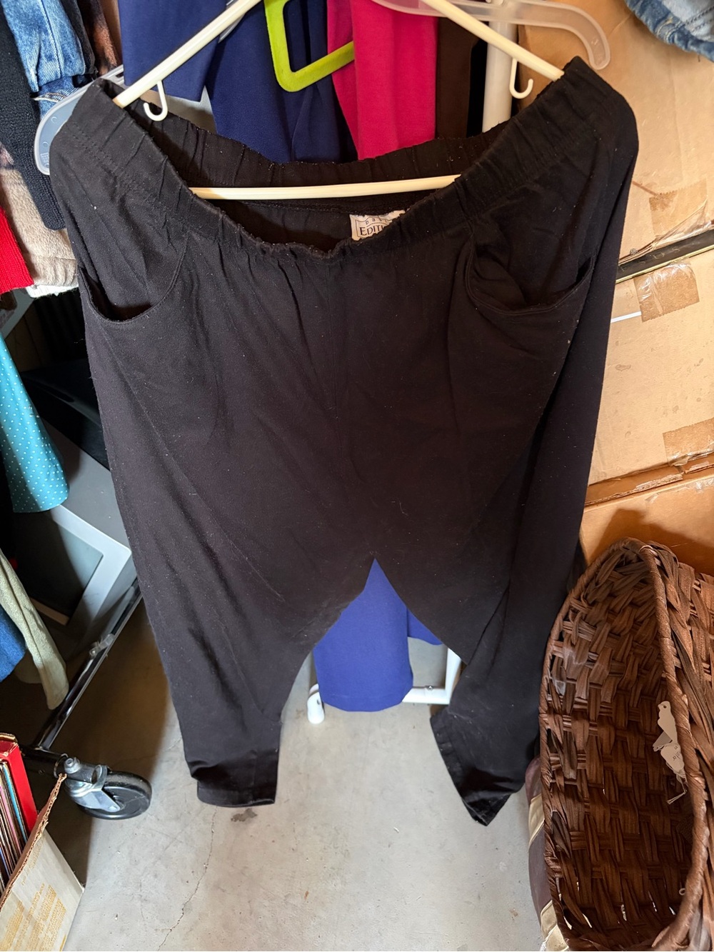 Women’s Basic Editions Black Casual Pants